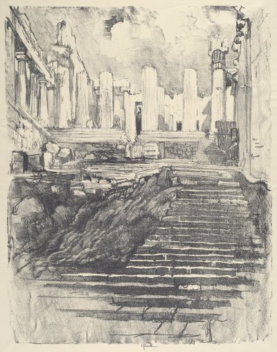 الطريق إلى الأكروبوليس ، 1913. بواسطة جوزيف بينيل