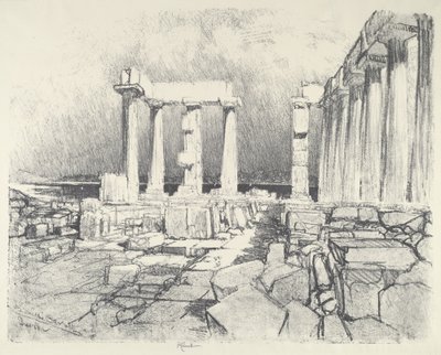 بحر النبيذ المظلم ، Sunium ، 1913. بواسطة جوزيف بينيل