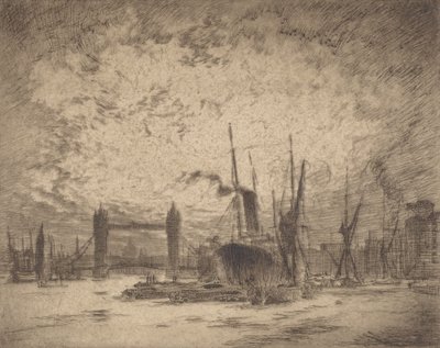 جسر البرج ، مساء ، 1905. بواسطة جوزيف بينيل