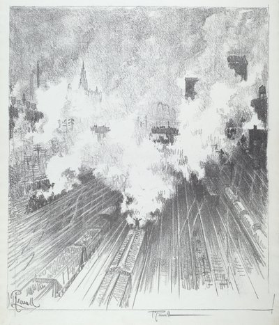 ترين يارد ، سانت لويس ، 1919. بواسطة جوزيف بينيل