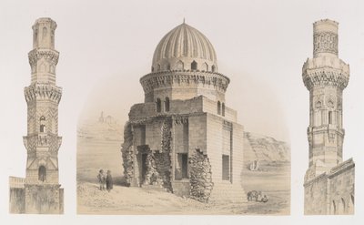 87. المقابر والمآذن ، القاهرة ، 1843. بواسطة جوزيف فيليبرت جيرولت دي برانجي