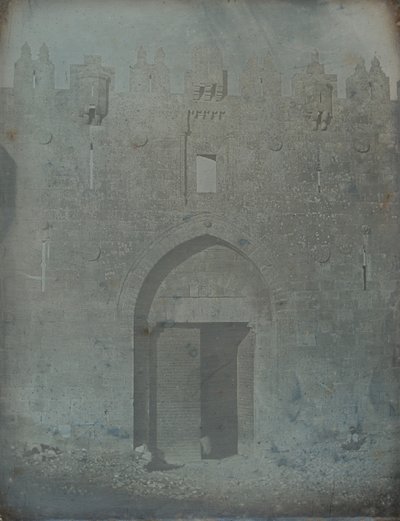 باب العامود ، القدس ، 1842-44. بواسطة جوزيف فيليبرت جيرولت دي برانجي