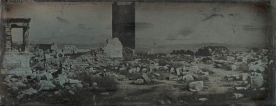 أطلال ومقدمة ، أكروبوليس ، أثينا ، 1842. بواسطة جوزيف فيليبرت جيرولت دي برانجي
