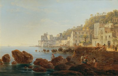 في Mergellina بالقرب من نابولي بواسطة Joseph Rebell