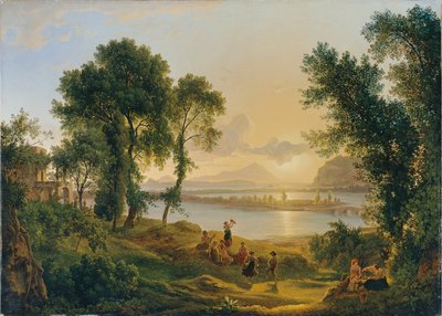 غروب الشمس فوق Campi Flegrei باتجاه جزيرتي Procida و Ischia بواسطة Joseph Rebell