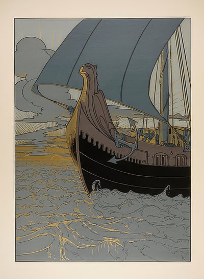 توضيح. النيبلونجين. 1898-1901 بواسطة جوزيف ساتلر