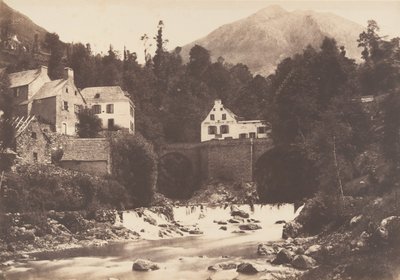 قرية Gèdres ، الطريق إلى جافارني ، 1853. بواسطة جوزيف فيجييه