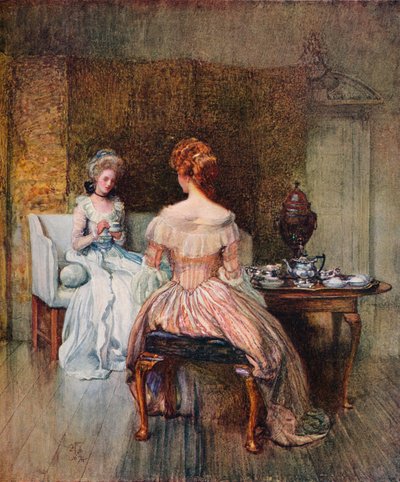 طبق بوهيا في أيام جورج ، c1870 بواسطة جوزيف والتر ويست
