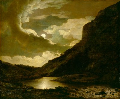 ماتلوك تور من ضوء القمر ، c.1778 بواسطة Joseph Wright of Derby
