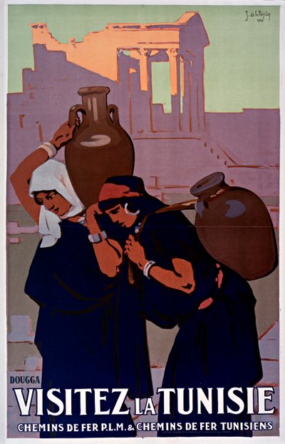دقة. زيارة تونس عام 1929. بواسطة جوزيف دي لا نيزير