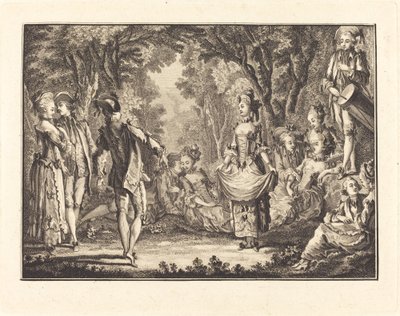 رقص الريف بواسطة Joseph de Longueil after Charles Eisen