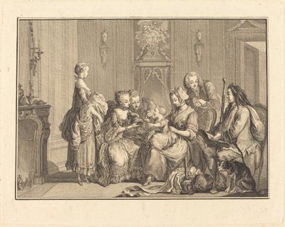 الممرضة الجميلة بواسطة Joseph de Longueil after Charles Eisen