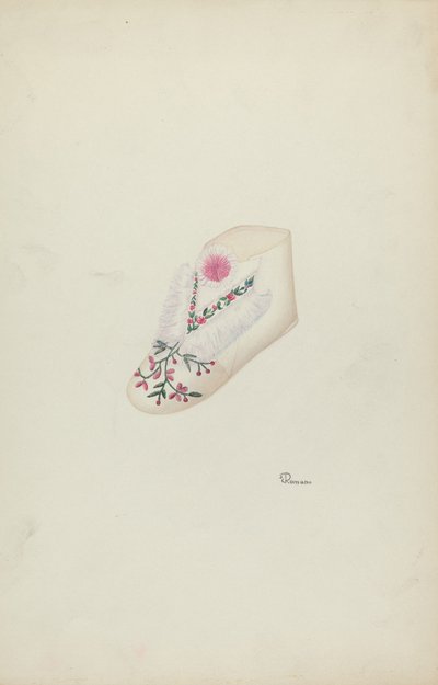 حذاء طفل ، ج. 1938. بواسطة جوزفين سي رومانو