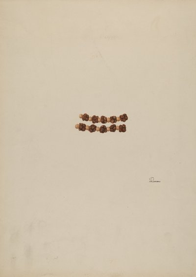 حبات المسبحة ، ج. 1940. بواسطة جوزفين سي رومانو