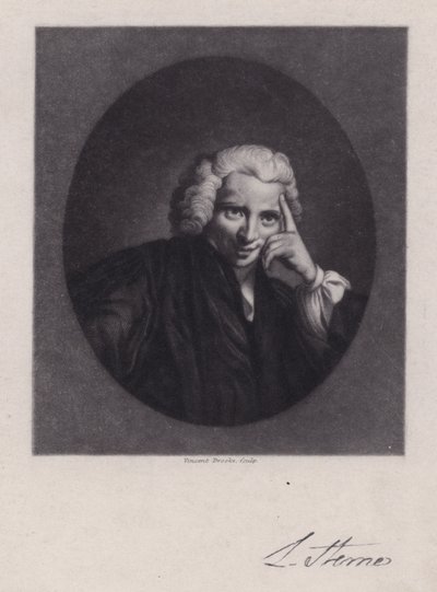 Laurence Sterne, Irish writer and clergyman, author of Tristram Shandy (engraving) بواسطة جوشوا (بعد) رينولدز