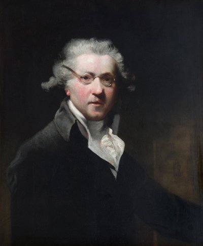 بورتريه ذاتي ، نظارات الارتداء ، ج .1788 (زيت على لوح) بواسطة جوشوا (بعد) رينولدز