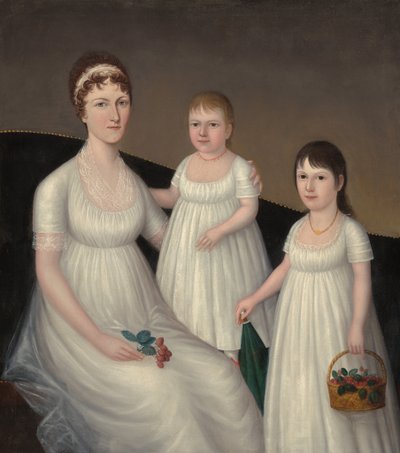 جريس أليسون مكوردي السيدة هيو مكوردي وبناتها ، ماري جين وليتيتيا جريس ، c1806. بواسطة جوشوا جونسون