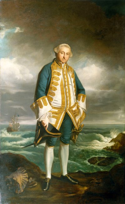 الأدميرال إدوارد بوسكاوين (1711-1761)، حوالي 1750-60 (زيت على قماش) بواسطة جوشوا رينولدز