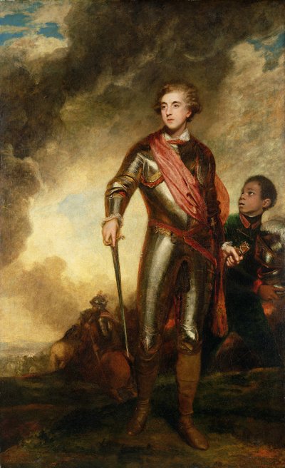 صورة لتشارلز ستانهوب، إيرل هارينجتون الثالث (1753-1816) 1782 (زيت على قماش) بواسطة جوشوا رينولدز