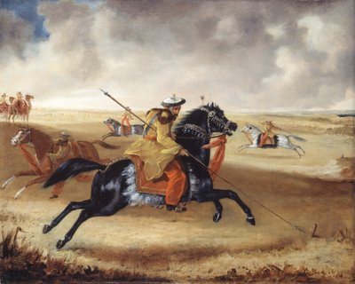 حصان سكينر في التمرين ، c.1840 بواسطة جوشوا رينولدز