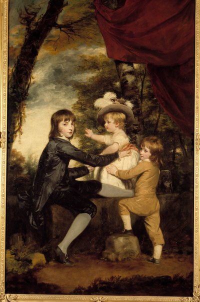 أطفال الحمل. لوحة لجوشوا رينولدز (1723-1792). القرن ال 18. مجموعة خاصة بواسطة جوشوا رينولدز