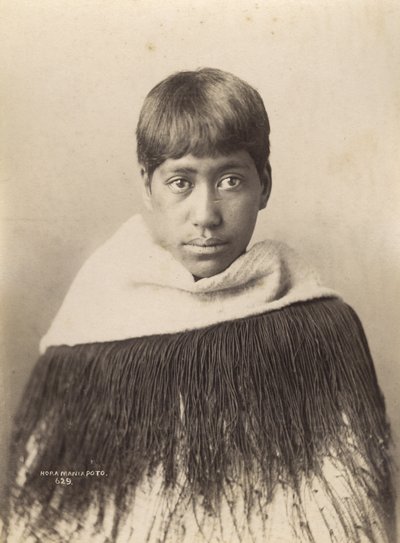 هورا مانيابوتو ، c.1890 (طبعة زلال) بواسطة يوشيا مارتن