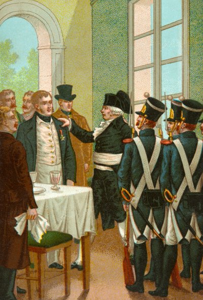 اعتقال فالي بواسطة 