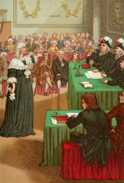 ماري أنطوانيت أمام قضاتها بواسطة 