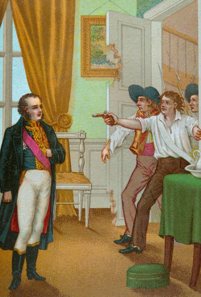 وفاة الماريشال برون بواسطة 