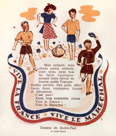 دعاية المارشال بيتان بواسطة 