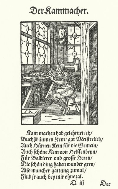 Combmaker (النقش) بواسطة جوست (بعد) عمان