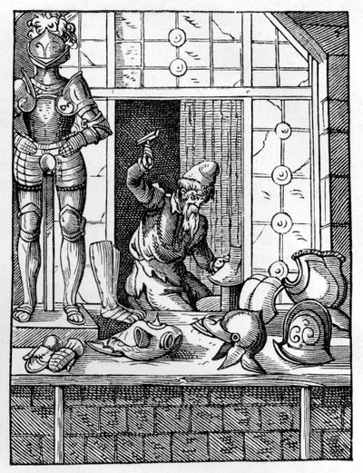 Armourer ، c1559-1591 بواسطة جوست عمان