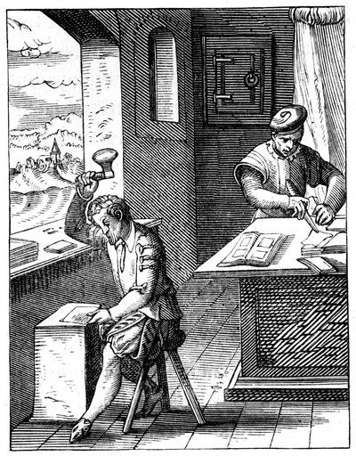 Goldbeater ، القرن السادس عشر 1849. بواسطة جوست عمان