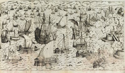رسم توضيحي من كتاب الحرب لليونارد فرونسبرجر ، 1571. بواسطة جوست عمان
