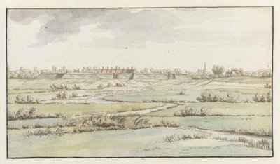 منظر لقلعة سانت ميشيل ، بالقرب من s-Hertogenbosch بواسطة جوشوا دي غراف (منسوب إلى)