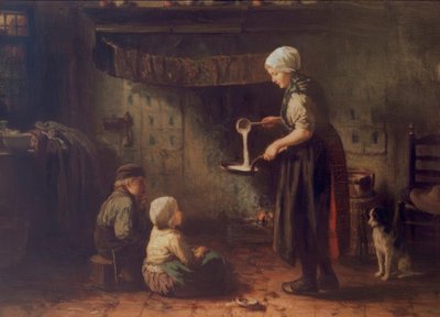 La Fête de Jeanne - The Pancake بواسطة جوزيف إسرائيل