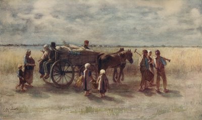 حصاد البطاطا ، 1844 ، c1915 بواسطة جوزيف إسرائيل