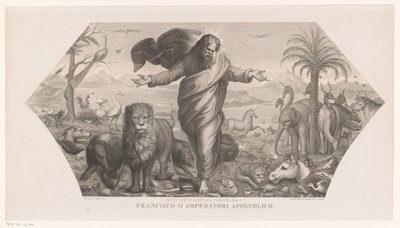 خلق الحيوانات Fecit deus bestias terrae (العنوان على الكائن) الخلق (عنوان المسلسل) بواسطة رافائيل