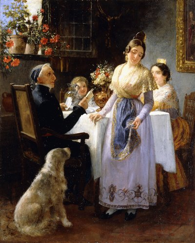الرسالة بواسطة Juan Antonio Benlliure y Gil