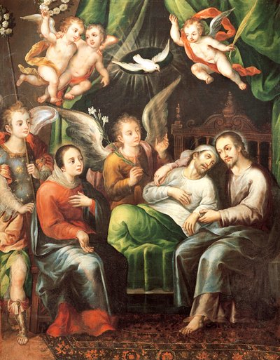 موت القديس يوسف بقلم خوان كوريا (1646-1716) بواسطة خوان كوريا