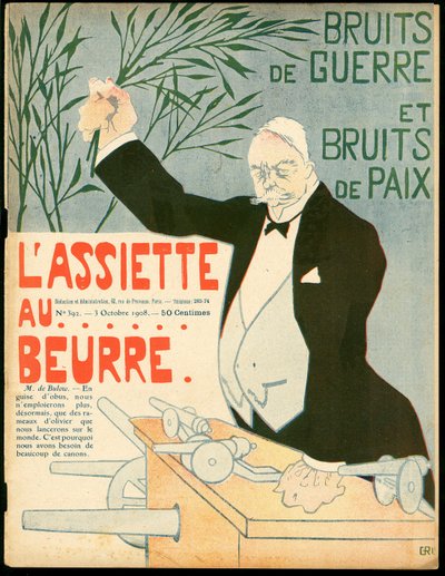 Cover of “” The Butter Plate””, number 392, Satirical in Colors بواسطة خوان جريس