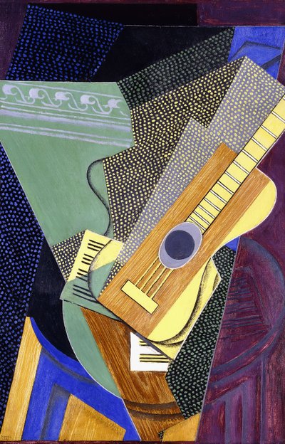 غيتار على الطاولة. غيتار على الطاولة ، 1916 بواسطة خوان جريس