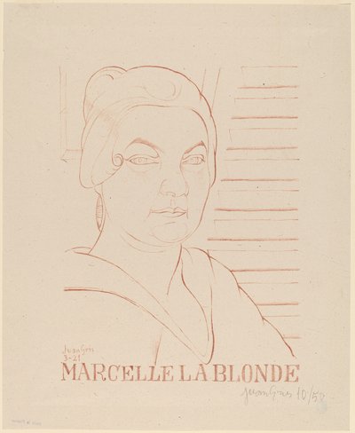 مارسيل الشقراء بواسطة Juan Gris
