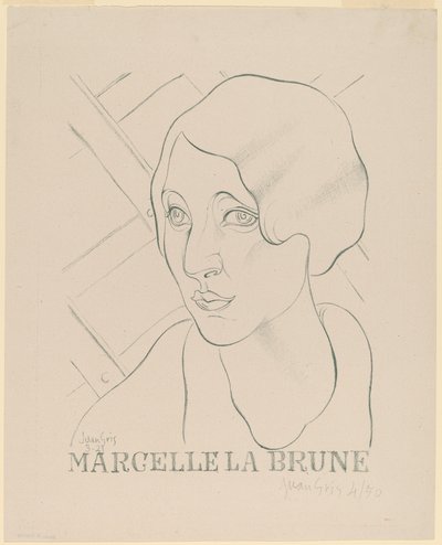 مارسيل ذا براون بواسطة Juan Gris