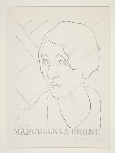 مارسيل ذا براون بواسطة Juan Gris