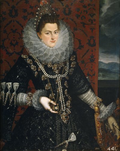 إنفانتا إيزابيل كلارا يوجينيا 1566-1633 ، 1598-1599 بواسطة خوان بانتوخا دي لا كروز