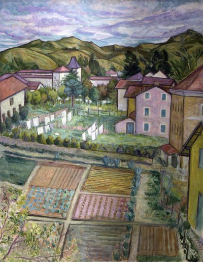 منظر طبيعي لهنداي، القرن 20 (زيتي) بواسطة Juan de Echevarria y Zuricaldav
