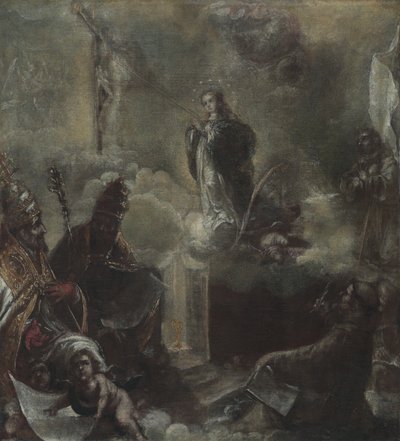عذراء الحبل بلا دنس ، 1675-85 بواسطة خوان دي فالديز ليل