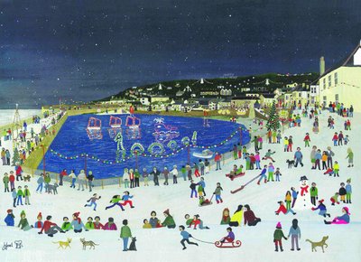 Mousehole Harbour Lights ، 2009 (جواش على ورق) بواسطة جودي جويل
