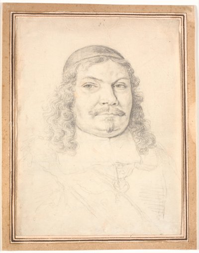 صورة لمستشار هولشتاين-جوتورب يوهان أدولف كيلمان فون كيلمانسيك (1612-1676). تمثال نصفي يوجه إلى اليمين بواسطة يورغن أفران